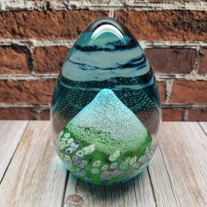 Rare Absolutely Stunning Caithness Alpine Peak Scotland Paperweight